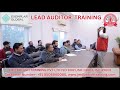 Part 17 ISO Lead Auditor Training for ISO 9001 (QMS), ISO 14001 (EMS), and ISO 45001