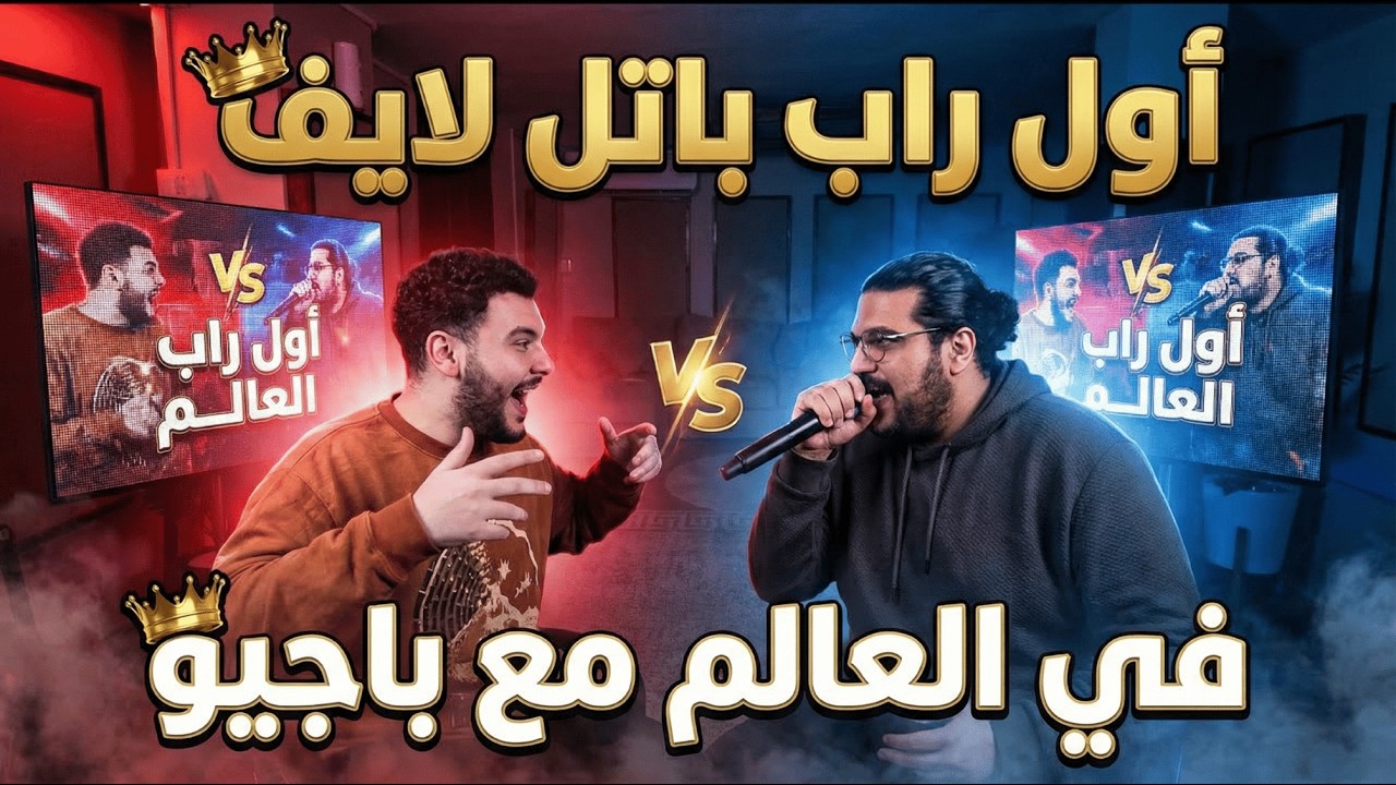 ستريم بكري | اول راب باتل لايف في العالم مع باجيو
