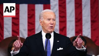 Biden delivers fiery State of the Union address to draw contrast with Trump