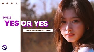 How should TWICE sing YES or YES ( Line Re-Distribution )