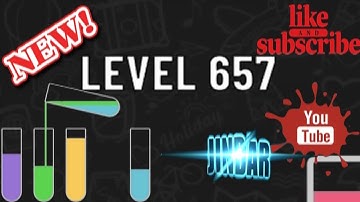 WATER Sort Puzzle Level 657