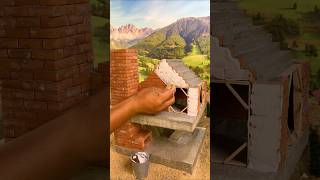 New Building Wood Burning Brick And House By Mini Bricks.
