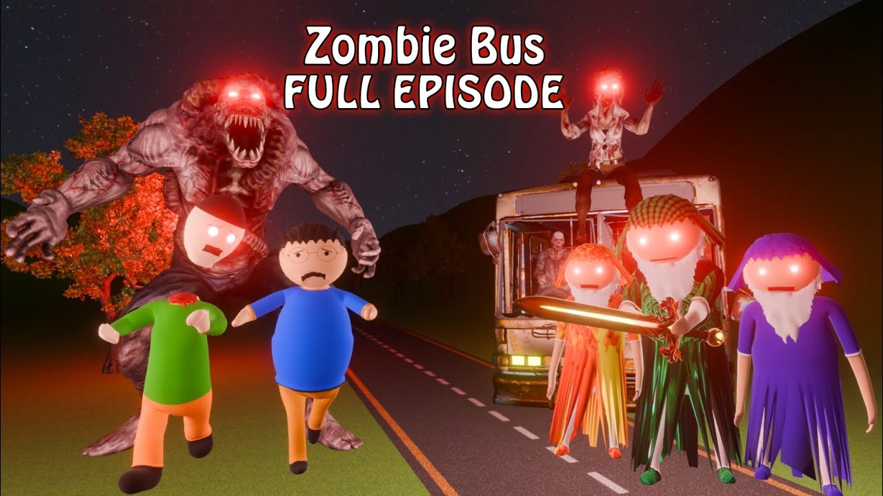 GULLI BULLI AUR ZOMBIE BUS ( FULL EPISODE) | MAKE JOKE SCARY | EVIL NUN | SAR KATA |