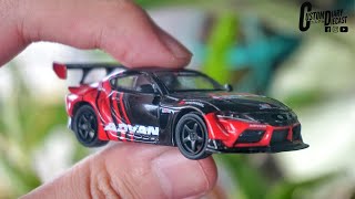 [QUICK UNBOX] No.206 MINIGT HKS Advan Toyota GR Supra WITH a Wheel Swap!