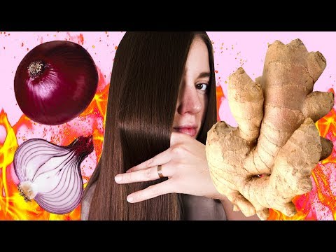 How to grow thick long hair with onion and ginger 🔥 World&rsquo;s best hair mask for hair growth