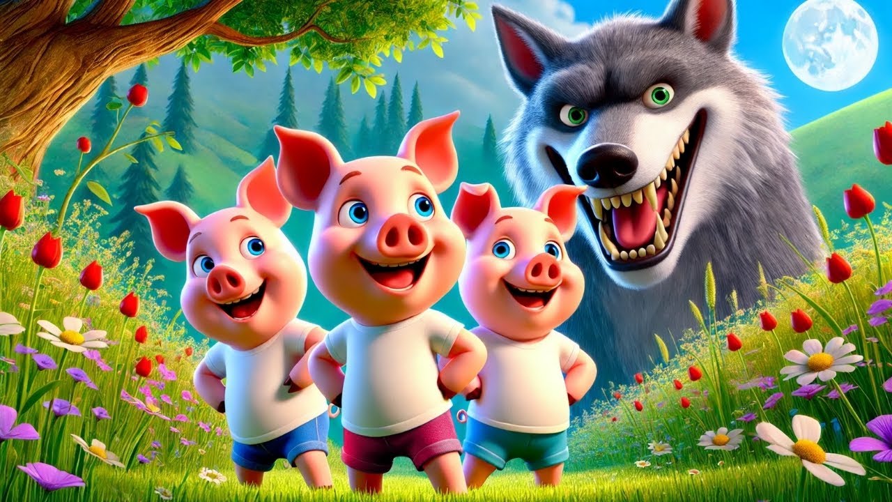 The Big Bad Wolf and the Three Little Pigs | Bedtime Stories for ...
