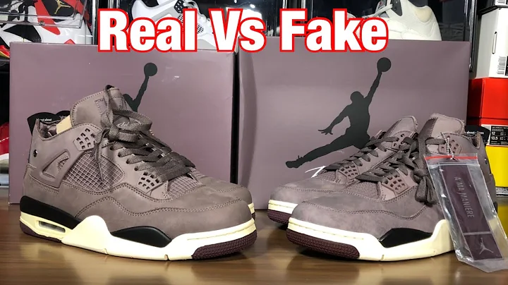 Air Jordan 4 Ama Maniere Real Vs Fake Review W/Blacklight and weight comparisons - 天天要聞