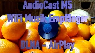 AudioCast - Drahtloser DLNA Airplay Musik-Empfänger - Netzwerk Audio-Receiver - TheAskarum