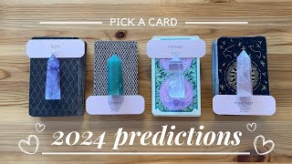 🌻🦁 2024 TAROT PREDICTIONS ~ LOVE / CAREER / FINANCES / HEALTH ~ Pick A Card EXTENDED reading! 🔥🐈‍⬛