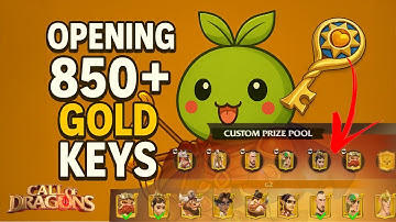 I OPENED 850+ GOLD KEYS WITH THE NEW SELECTION FEATURE
