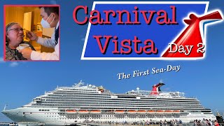 Seaday #1 on Carnival VistaSeaday Brunch, Lazy Ship ExploringFancy Night #Carnivalvista #Carnival