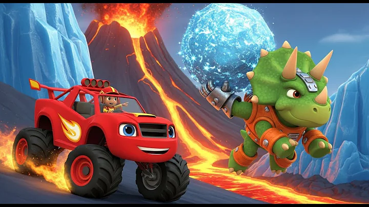 Blaze and the Monster Machines FULL Episode  Super Zeg vs  The Volcano! 🌋  Ice Rescue & STEM