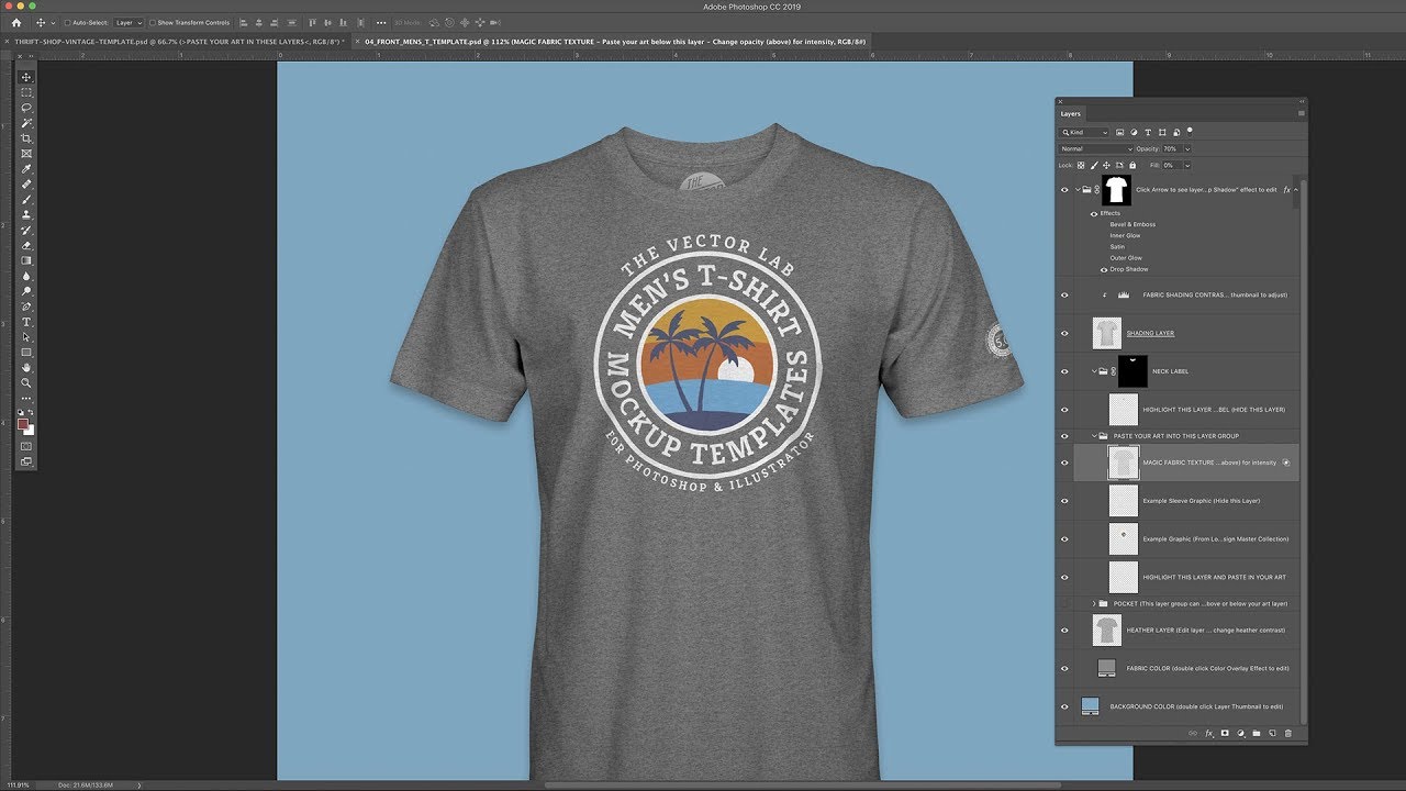 Download T-Shirt Mockup Tips Using TheVectorLab Templates - YouTube