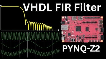 VHDL FIR lowpass high pass filter: Vivado simulation and implementation