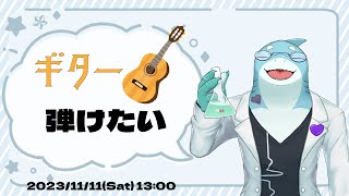 【さめとかげ】さめとかげはギターを練習します【Vtuber】