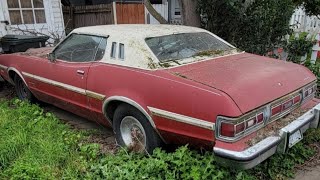 1974 Gran Torino Elite Sitting 15 Years Will It Run And Drive? - Nnkh