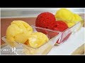 Homemade Sorbet Without Machine ( 3 Minute Sorbet - 3 Different Flavors) with HellthyJunkFood