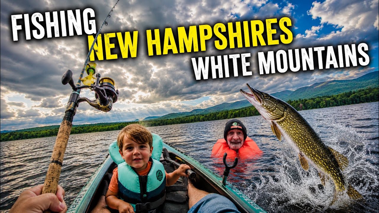 Kayak Fishing In the White Mountains of New Hampshire…