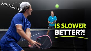 Pro Pickleball's Newest Offensive Strategy - Off Speed Attacks with Jack Munro
