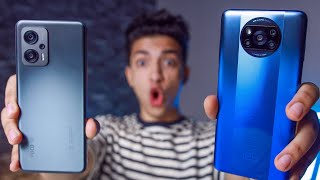 أقوى مقارنة بين POCO X4 GT و POCO X3 PRO🔥🔥 عكس كل التوقعات😱