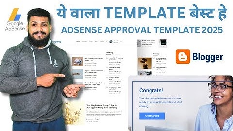 Blogger adsense approval wala template 2025 | Adsense Approval Template 2025 | Live Adsense Approval
