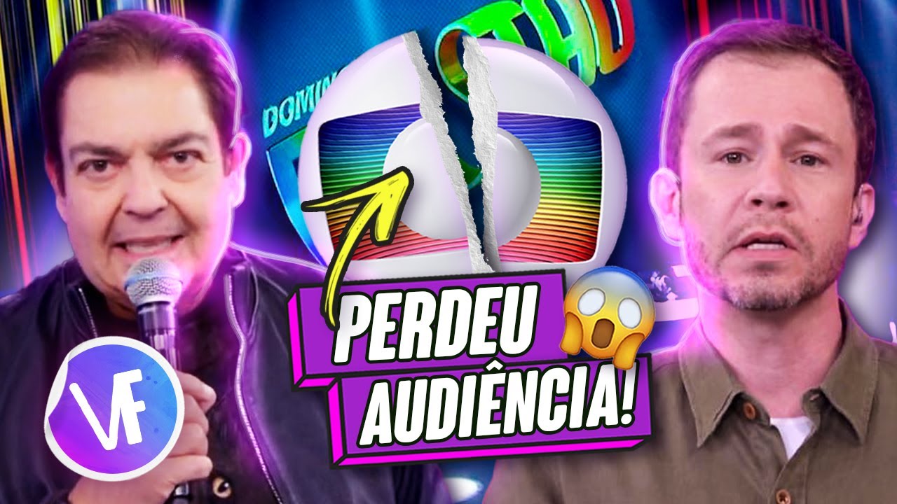 GLOBO PERDE AUDIÊNCIA SEM FAUSTÃO AOS DOMINGOS! #Shorts | Virou Festa