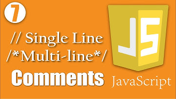JavaScript Course - What are Single Line & Multi-line Comments & How to Use Them-Part 7 (Urdu/Hindi)