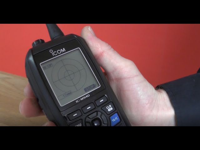 Radio VHF portable - IC-M94DE / avec récepteur AIS et ASN