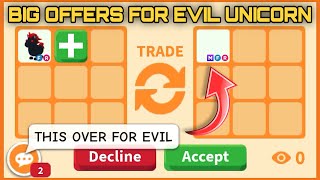 OML 🤯🤯 THEY NEVER LOSE VALUE! WATCH LATEST UPDATED HUGE AND OVERPAY OFFERS FOR EVIL UNICORN #adoptme by Khayhl Gaming Roblox 1,958 views 4 days ago 9 minutes, 14 seconds