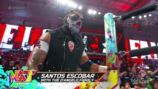Santos Escobar Entrance (With The D'Angelo Family) - #NXT 2.0: June 7\/2022