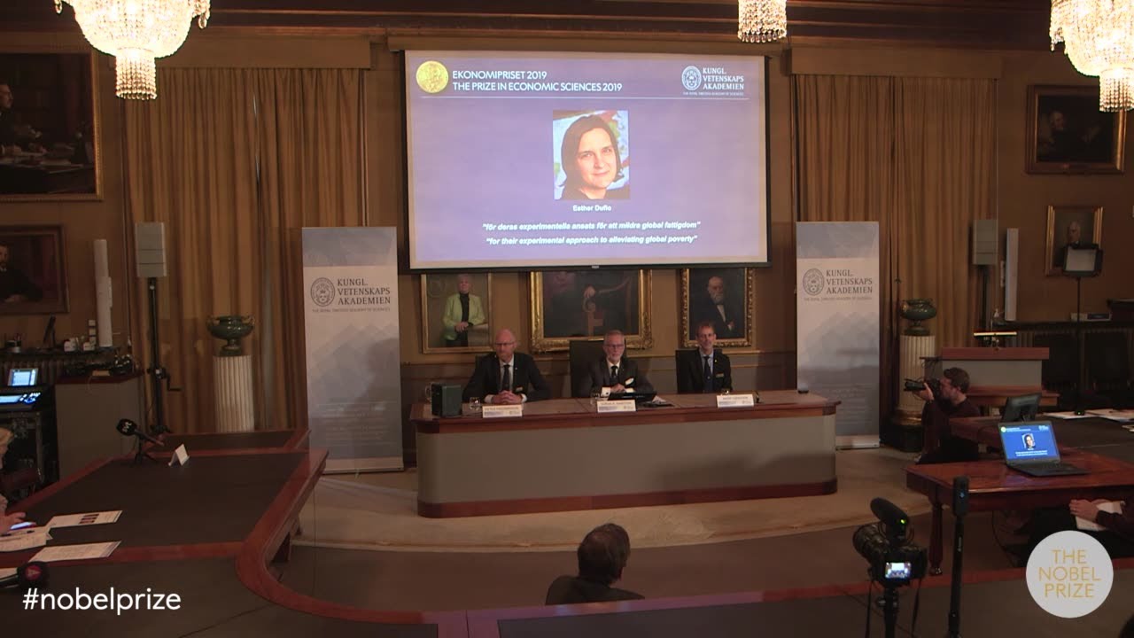 Announcement of the Sveriges Riksbank Prize in Economic Sciences in Memory of Alfred Nobel 2019