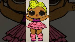 How to Draw from Sand Painting Doll LoL #sandpainting #shorts