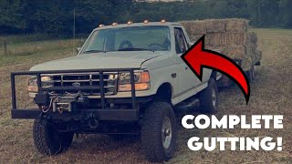 INTERIOR REMOVAL ON OBS FORD