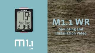 VDO CycleParts    Installation    M1 1 WR EN