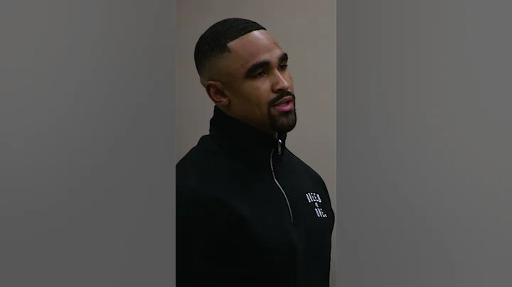 Jalen Hurts spoke to the Eagles the night before Super Bowl LIX #shorts