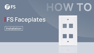 How To Install A Faceplate Fs