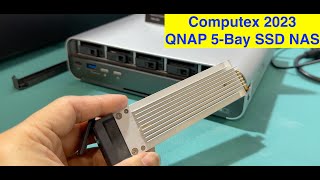 QNAP shows off 5-bay all M.2/NVMe NAS at Computex 2023