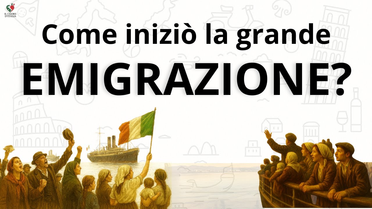 La Grande Emigrazione Italiana: il coraggio di partire, la forza di ricominciare🌍🇮🇹| Italiano Facile