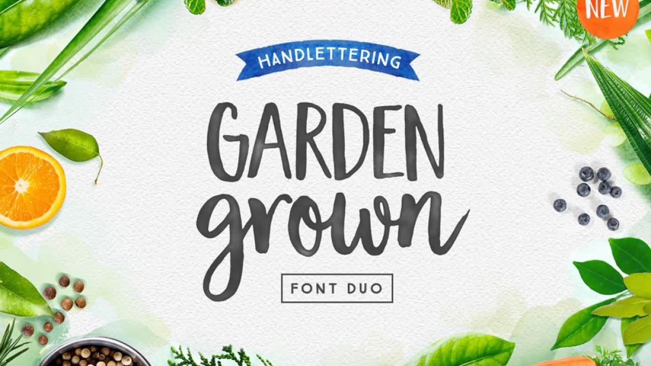 FONTS | Garden Grown Font garden grown font free download