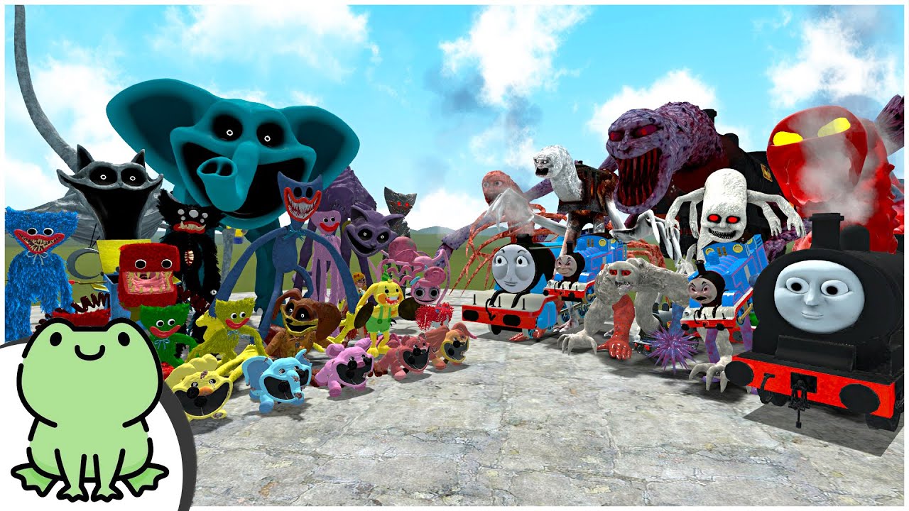 NEW ALL POPPY PLAYTIME  vs  MEGA CURSED THOMAS FAMILY CHAPTER 3-1 in Garrys Mod! PAGE 14