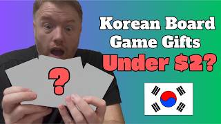 I Found the Perfect Board Game Gift in Korea - and It's Under $2