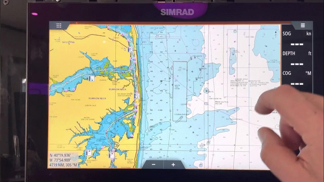 Simrad Navionics Chart Zoom Levels YouTube