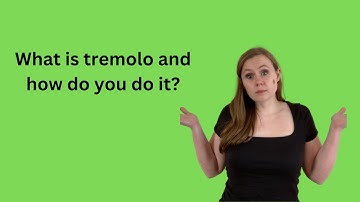 What is violin tremolo?
