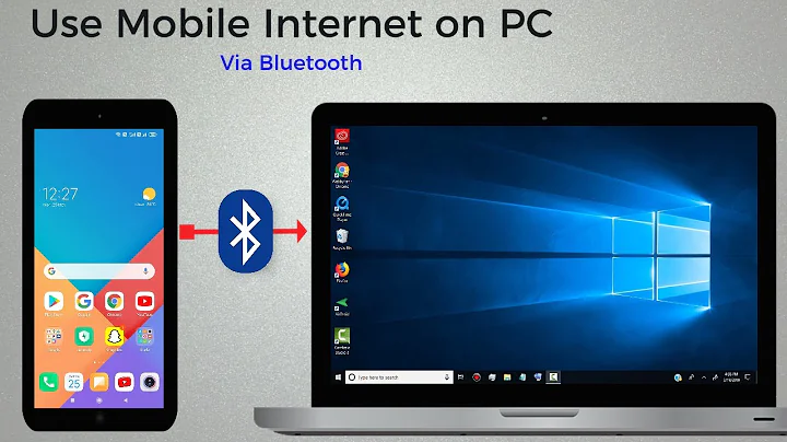 how to connect internet from mobile to PC via Bluetooth tethering android to pc