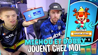 Je joue avec Michou et Dobby sur Brawl Stars chez moi ! (ils m'ont impressionné)