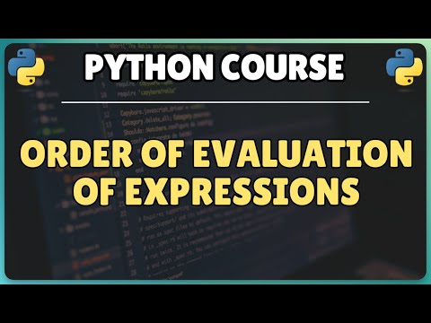 19.  Operator Precedence - Part 2  |  Order of Evaluation of Expressions