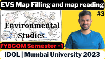 FYBCOM EVS map filling sem 1 environmental studies map filling  | Mumbai University | Part 3