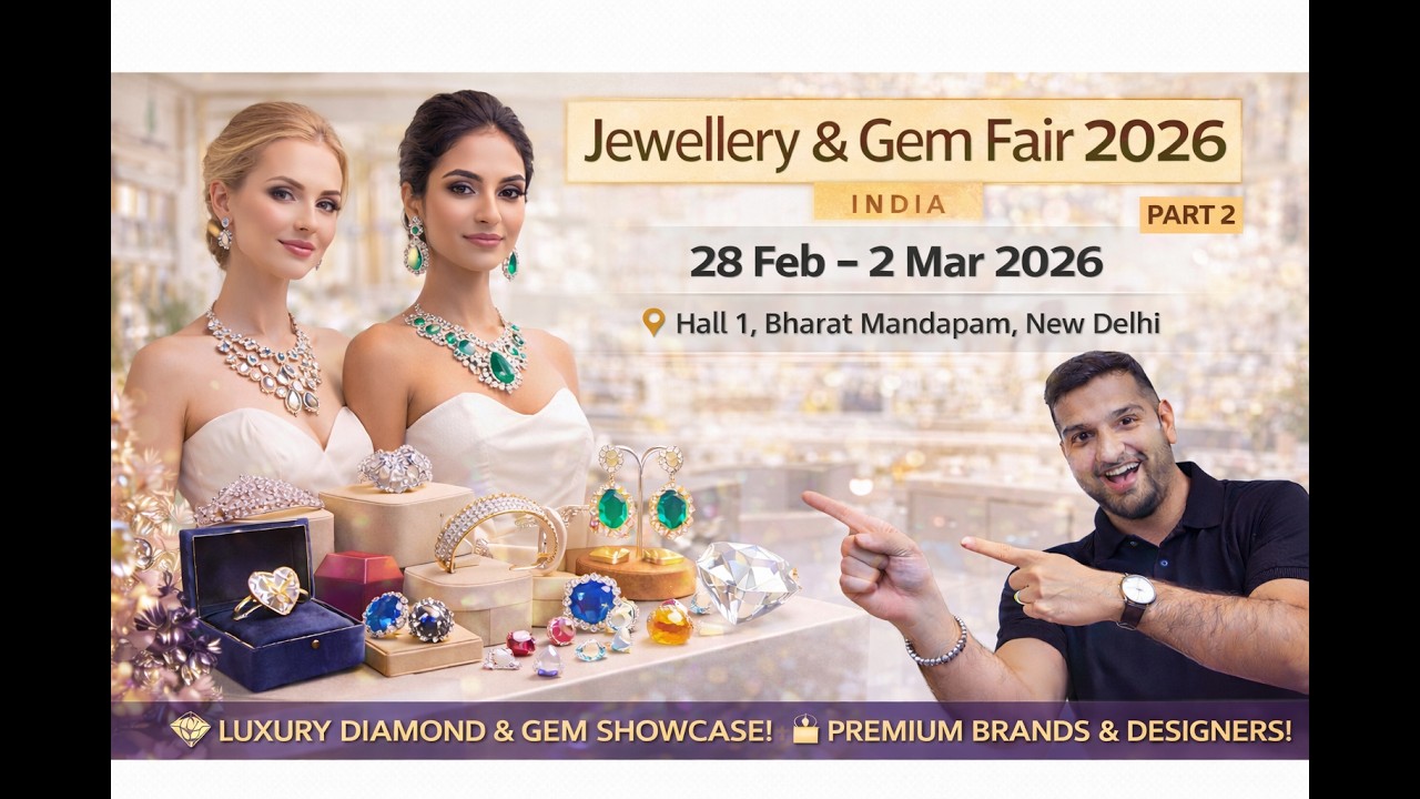 Delhi Jewellery Expo Part 2 💎 Crores Ki Diamond & Gold Jewellery | Bridal Designs & Luxury Brands 🔥
