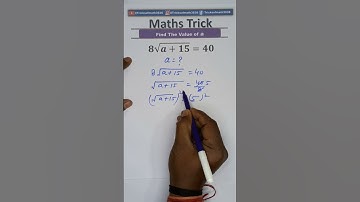 Find the value of a #mathematics #math #shorts #maths #exam #viral #study #student #algebra