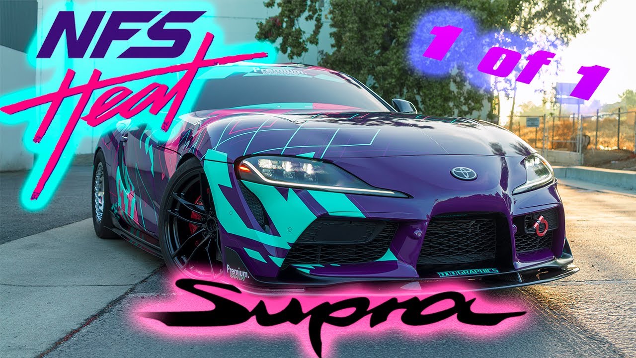 NEED FOR SPEED HEAT INSPIRED MK SUPRA LIVERY YouTube
